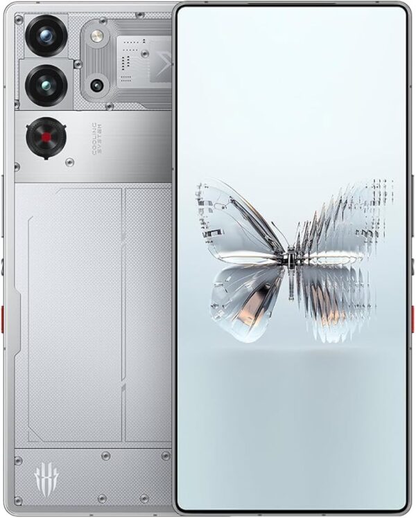 REDMAGIC 10 Pro Smartphone 5G, Teléfono para Juegos de 144 Hz, Pantalla Completa de 6,85", con Resolución de 1,5 K, Teléfono de Android, Snapdragon 8 Elite, 16+512GB, Teléfono Desbloqueado, Plateado