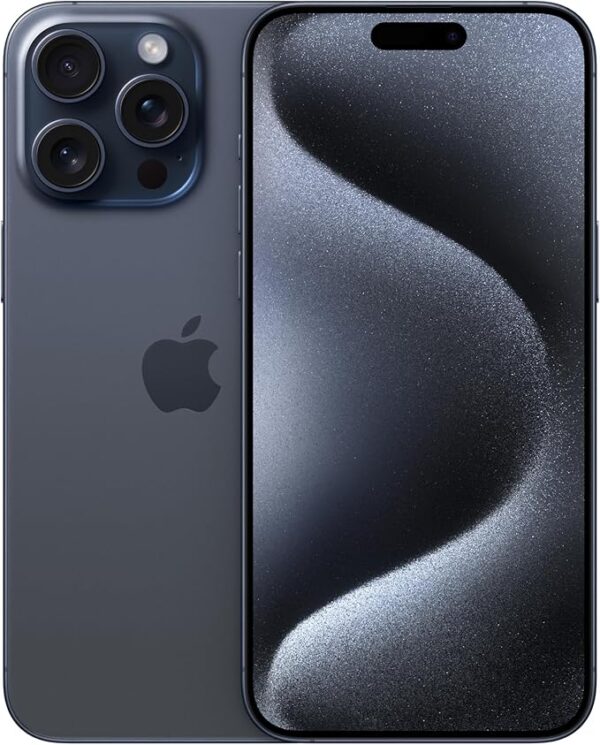 Apple iPhone 15 Pro MAX (256 GB) - Titanio Azul (Reacondicionado)